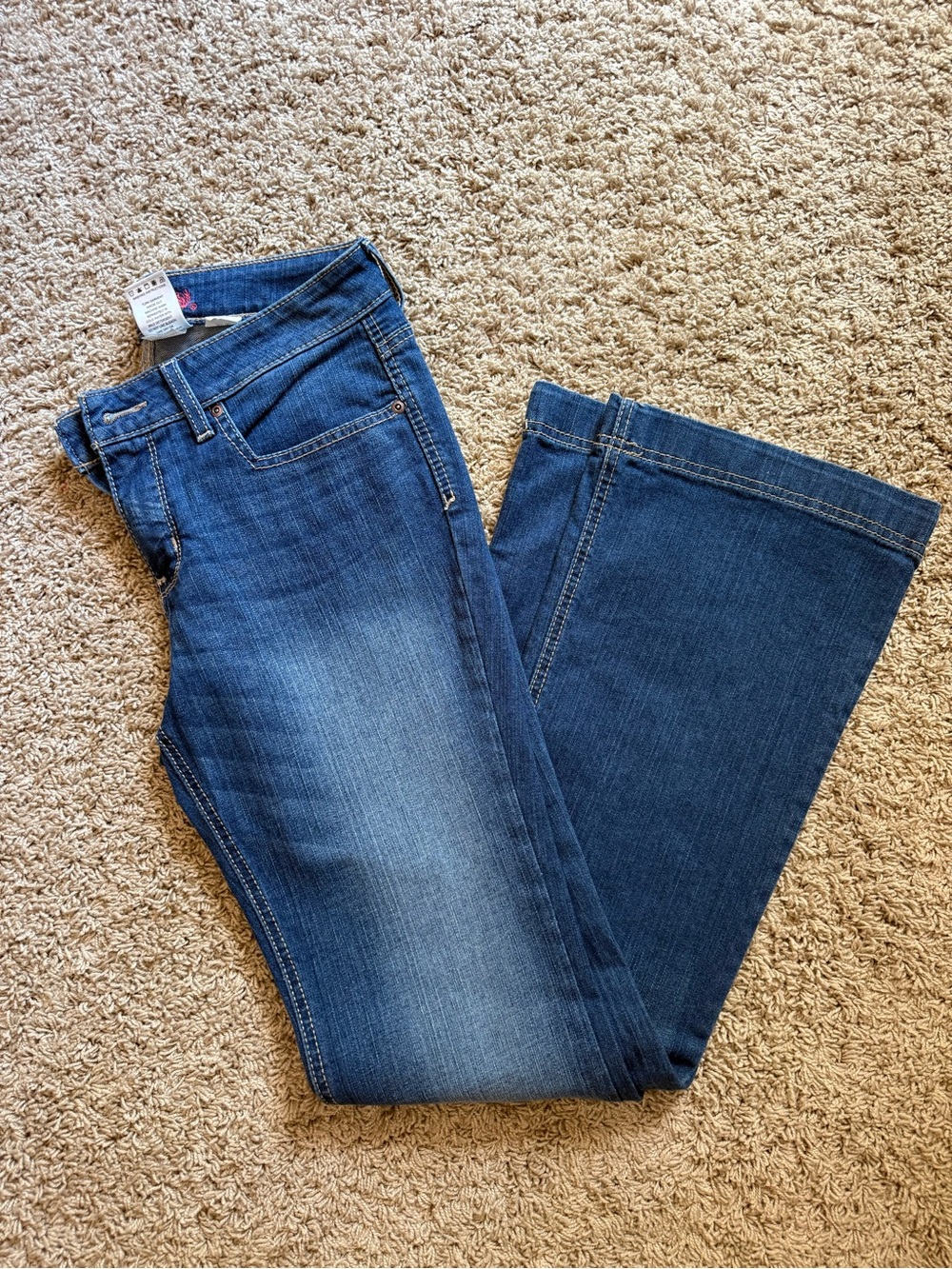 Cinch Women's Lynden Blue Bootcut Jeans - Faded Indigo Wash